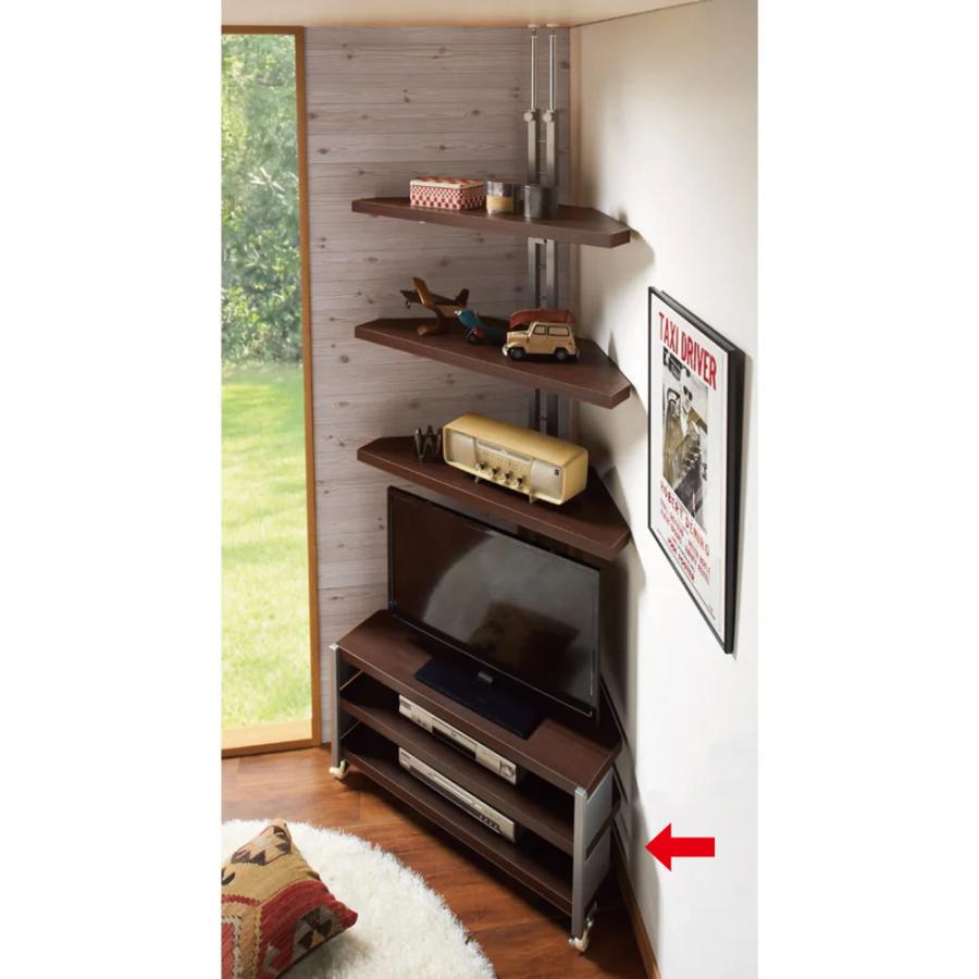 dinos 32インチ コーナーテレビ台（上棚なし） 幅90cm オープン