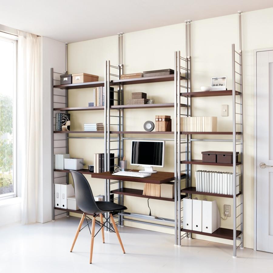 dinos（ディノス） 突っ張り式高さ調節シリーズ シェルフラック 幅60