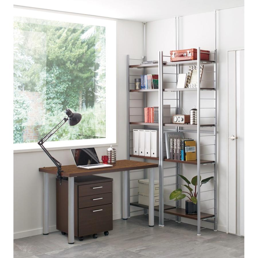 dinos（ディノス） 突っ張り式高さ調節シリーズ シェルフラック 幅90