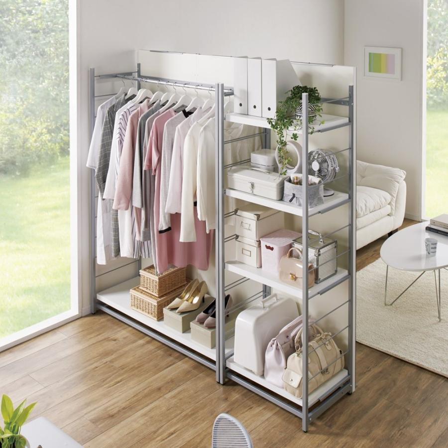 dinos（ディノス） お手軽間仕切り パネル収納ハンガーラック 板タイプ