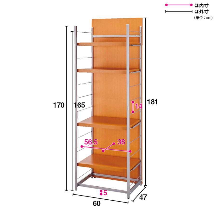 dinos（ディノス） お手軽間仕切り パネル収納ハンガーラック 板タイプ