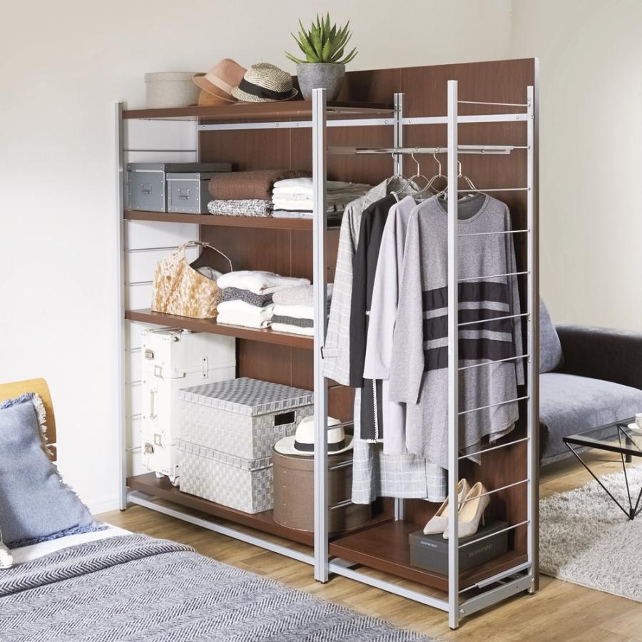 dinos（ディノス） お手軽間仕切り パネル収納ハンガーラック 板タイプ