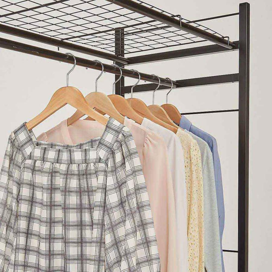 dinos 家具の上も収納になる伸縮ラック 高さ181cmタイプ 衣類