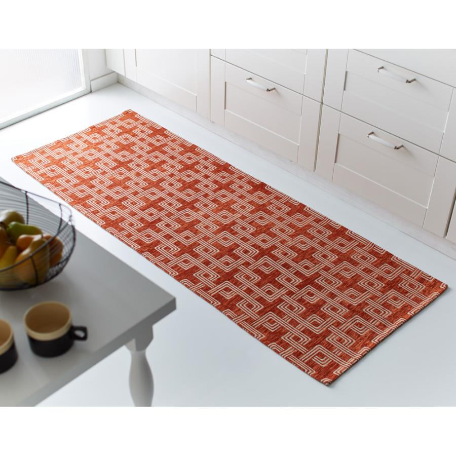 ≪約80×180cm≫ イタリア製マルチクロスRita キッチンマット カーペット ラグ マット キッチンマット H95069の画像