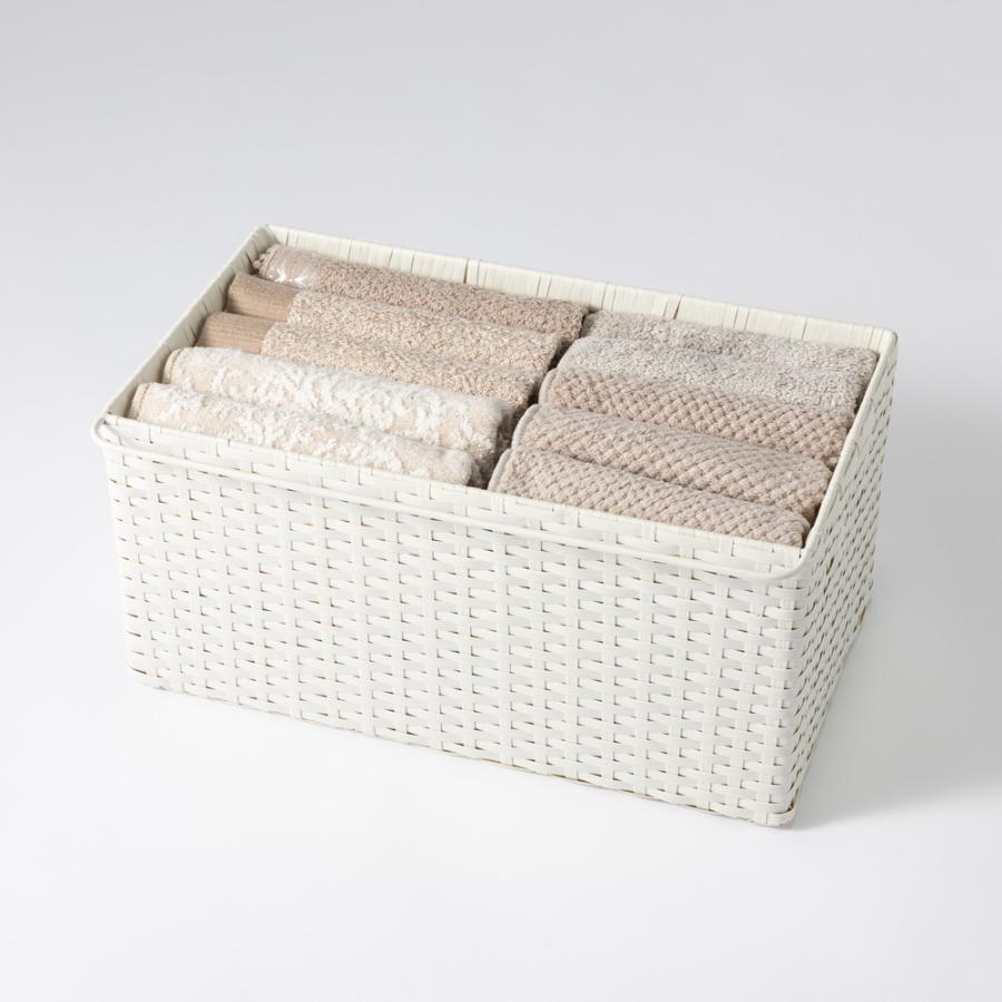 dinos（ディノス） 省スペースラタン調ランドリーチェスト 引き出し4杯