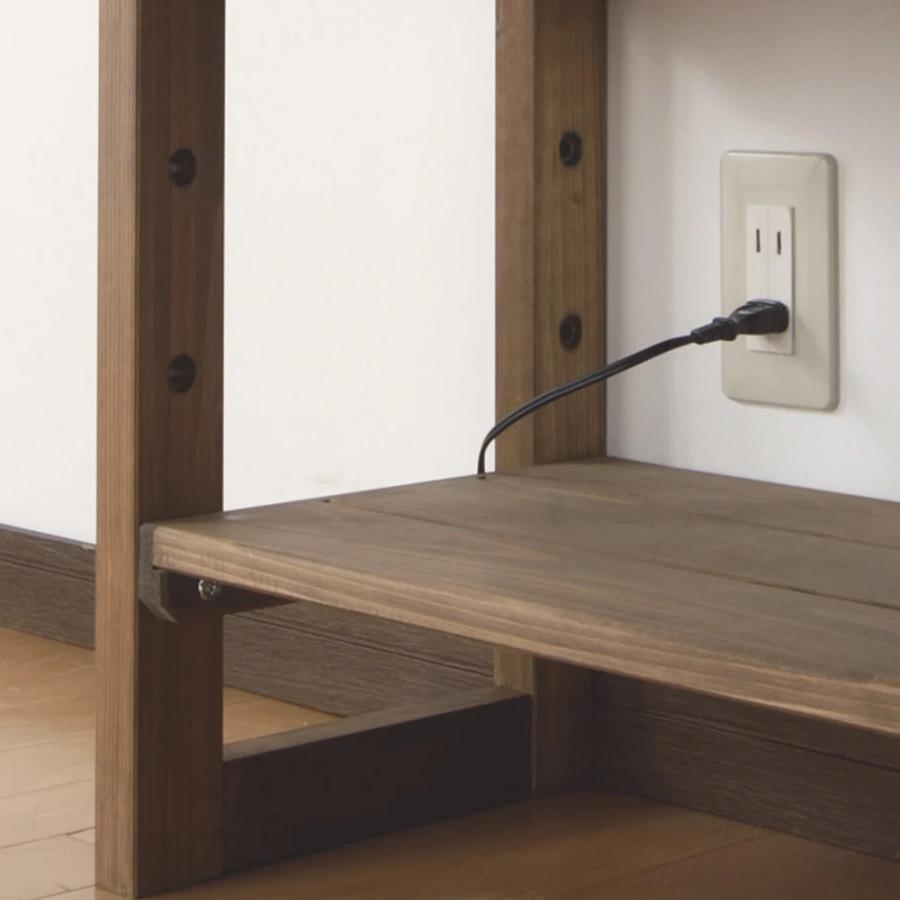 dinos（ディノス） 日本製東濃檜 国産頑丈突っ張りシェルフ 幅90cm奥行