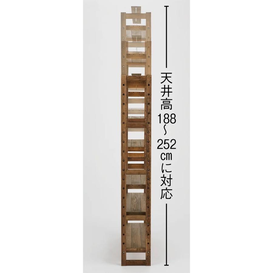 dinos（ディノス） 日本製東濃檜 国産頑丈突っ張りシェルフ 幅60cm奥行