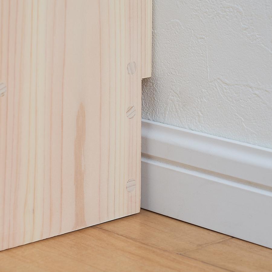 dinos（ディノス） 薄型奥行15cm国産東濃檜の天然木頑丈ラック 幅150cm