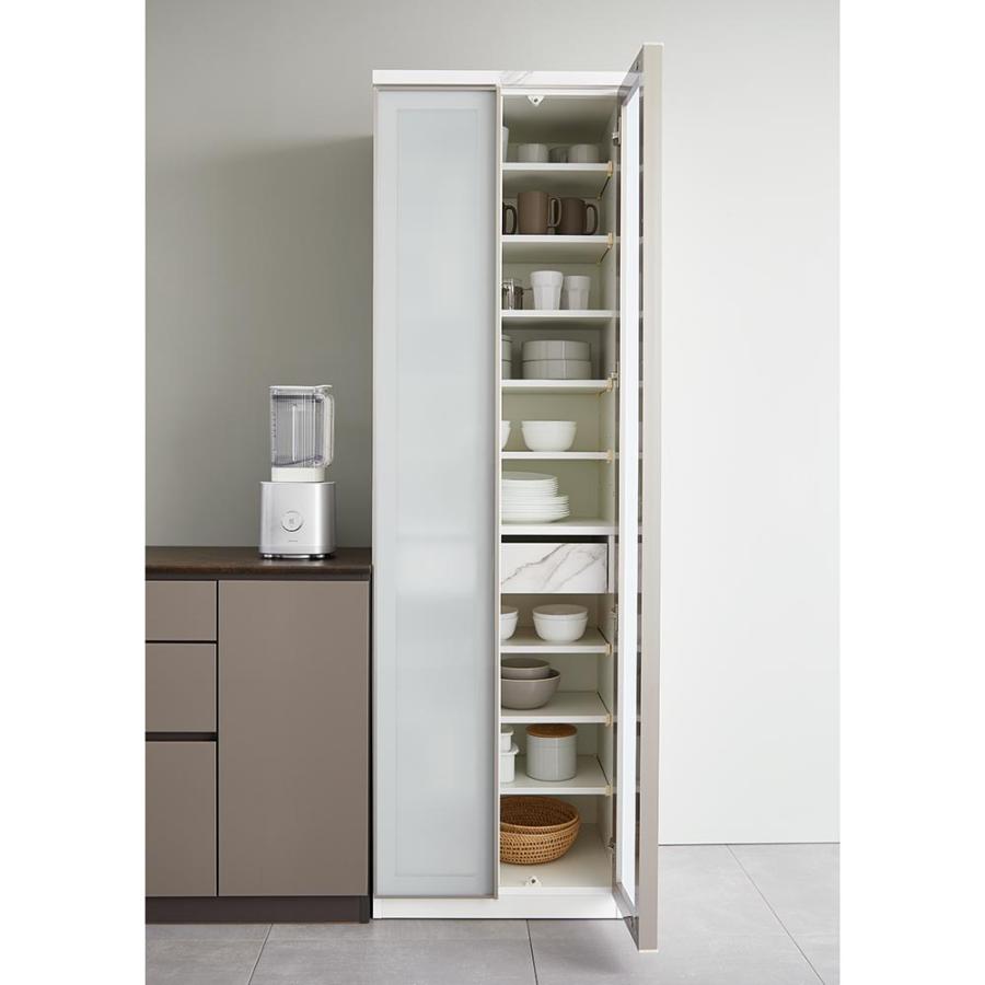 dinos（ディノス） Nocas/ノクアス ガラス扉のモダンなボード 食器棚