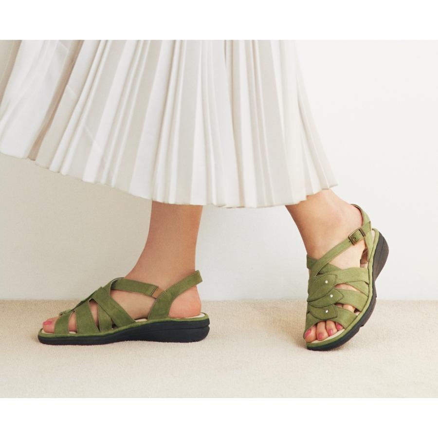 バッグ 靴 アクセサリー パンプス サンダル あとりえokada 4e軽量 リーフデザインサンダル Mk4902 ディノス Paypayモール店 通販 Paypayモール