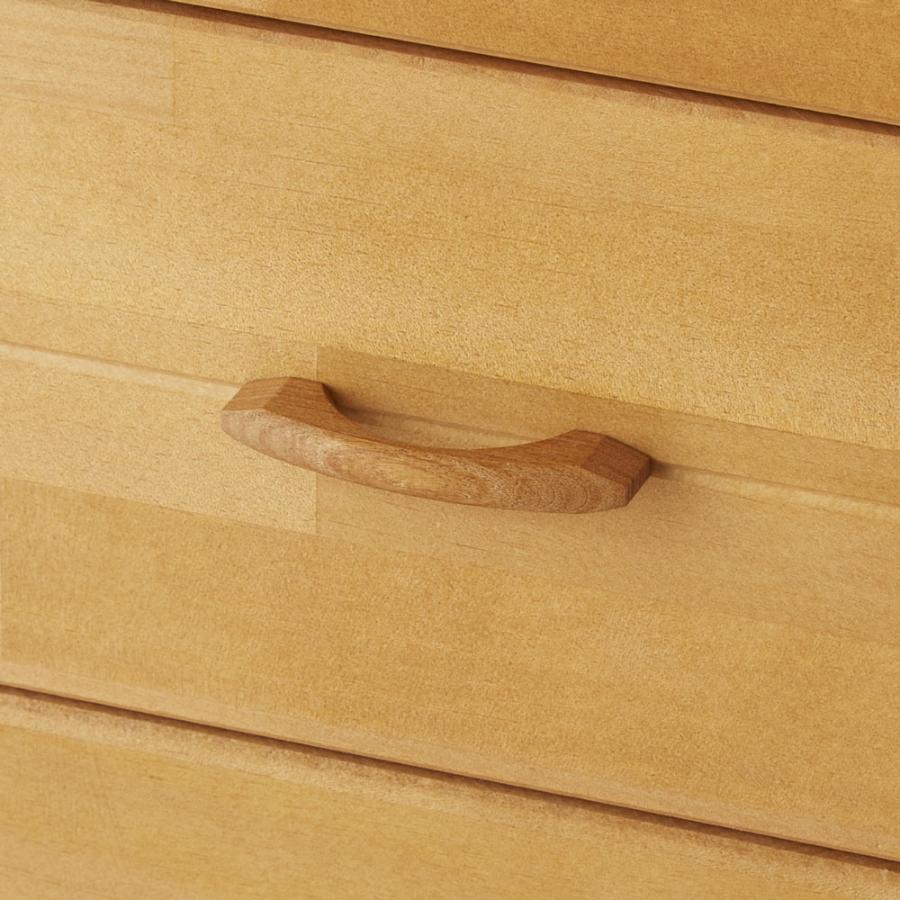 dinos（ディノス） 天然木多段チェスト 浅4段 深3段・幅30cm リビング