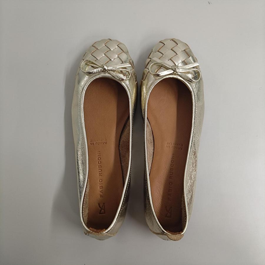 FABIO RUSCONI/ファビオルスコーニ メッシュ バレエシューズ パンプス サンダル バレエシューズ フラットシューズ 173902の画像