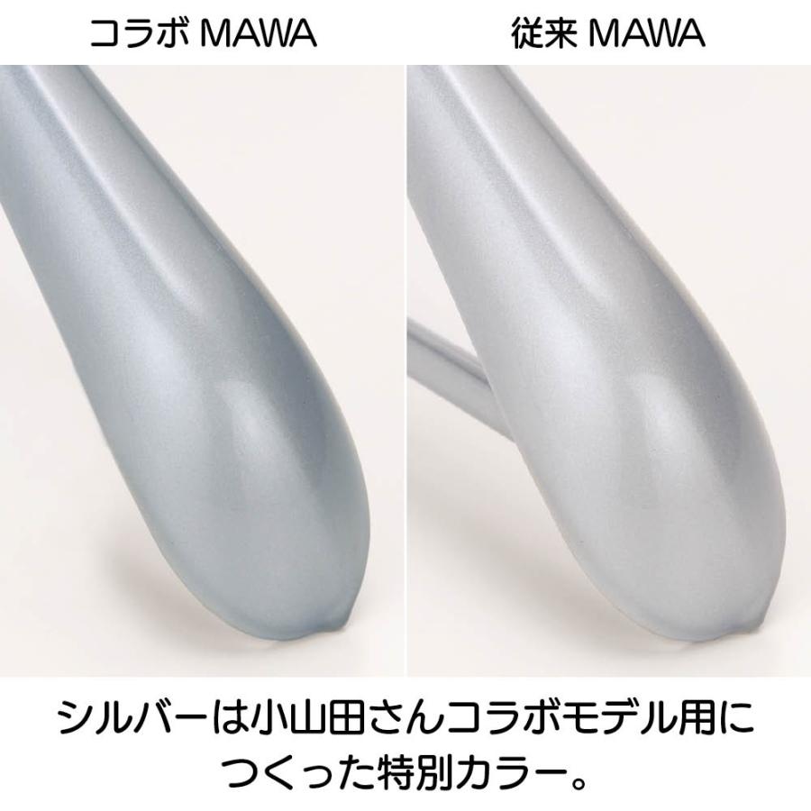 ≪お得な30本組≫ ジャストフィットハンガー ラウンド【MAWA（マワ）×スタイリスト・小山田早織コラボ】 衣類ハンガー スカート スラックスハンガー 582402の画像