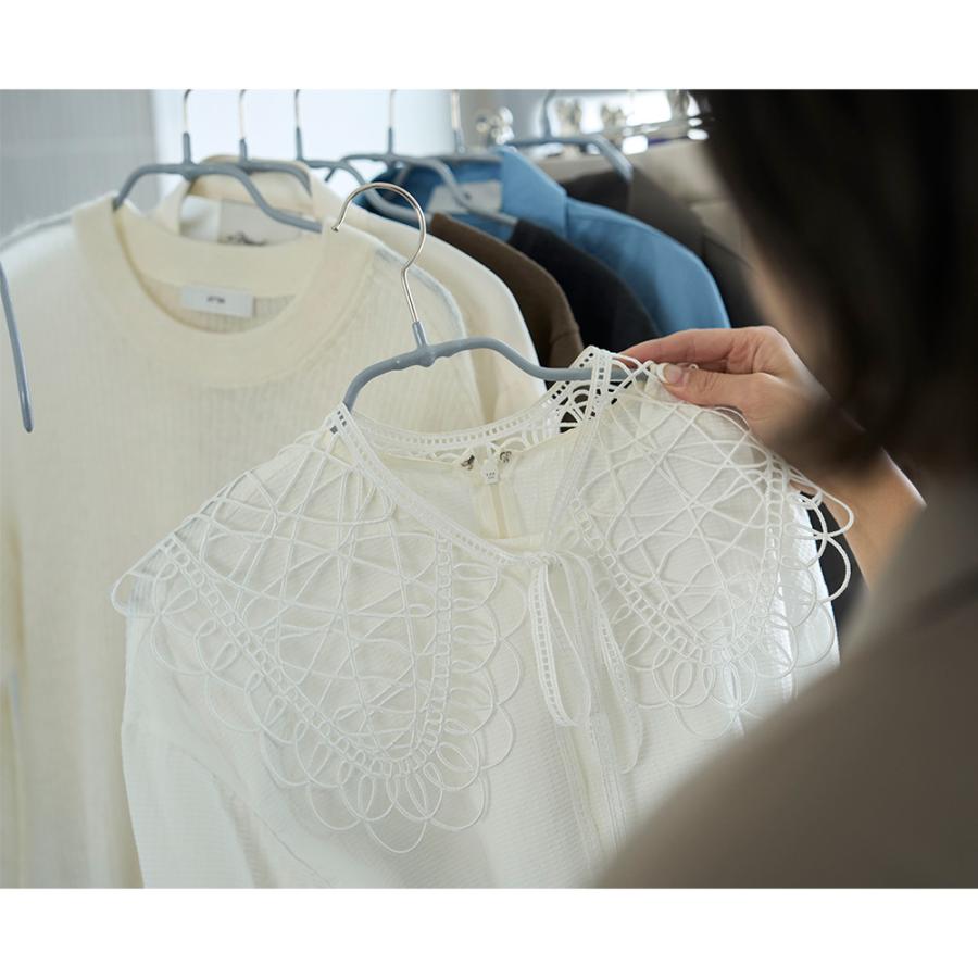 ≪お得な30本組≫ ジャストフィットハンガー シャツ【MAWA（マワ）×スタイリスト・小山田早織コラボ】 衣類ハンガー スカート スラックスハンガー 582405の画像
