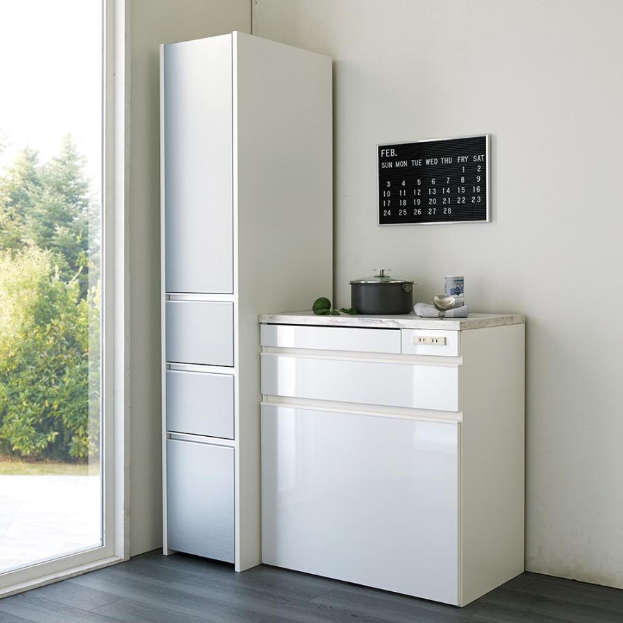 家具 収納 キッチン収納 食器棚 キッチンストッカー 食品ストッカー Ymir ユミル 隠せるストッカー 幅35奥行45cm高さ178cm H ディノス Paypayモール店 通販 Paypayモール