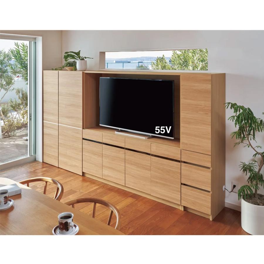 dinos テレビ台 dinos ハイタイプテレビ台 幅150高さ75cm 【オーク材アール