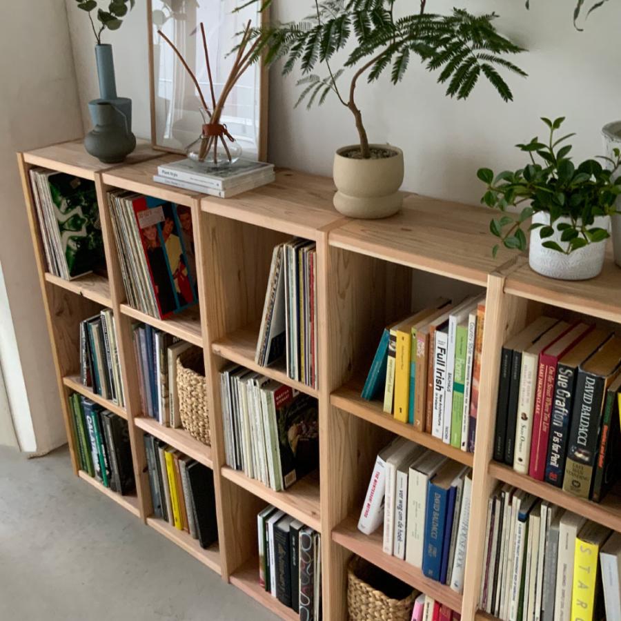 dinos（ディノス） 国産杉シェルフ 横5列×縦3段（幅184cm高さ111.5cm