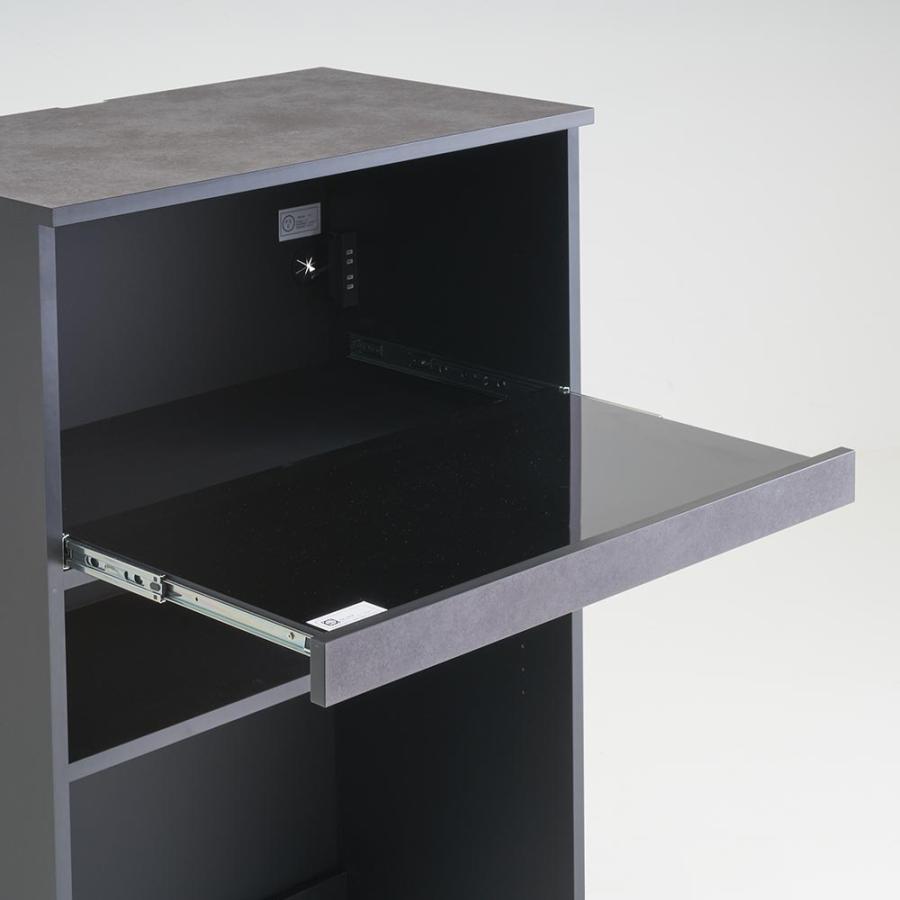 Glipaa/グリィーパ キッチン収納ユニット ダスト収納 幅80cm キッチン収納 レンジ台 キッチンラック H91802 ディノス_6