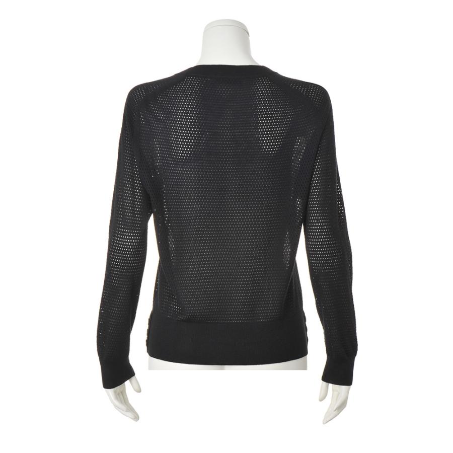 dinos（ディノス） シルクカシミヤ メッシュ編み プルオーバー ニット