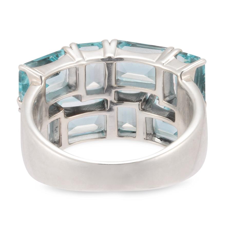 ROKUZAN/碌山 SV ブルートパーズバゲットカット リング ジュエリー アクセサリー シルバー製 J08210_5
