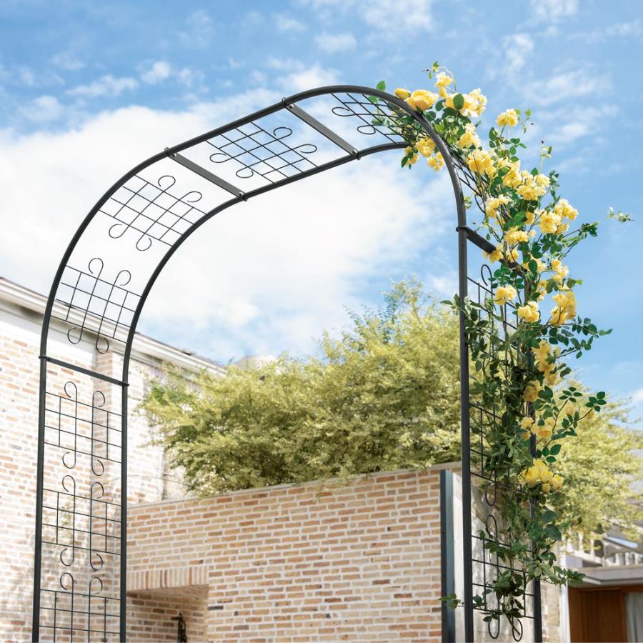 ガーデニング フラワー ガーデニング用品 エクステリア ガーデンアーチ 国産頑丈フラワーアーチ 幅174cm G 52 Off