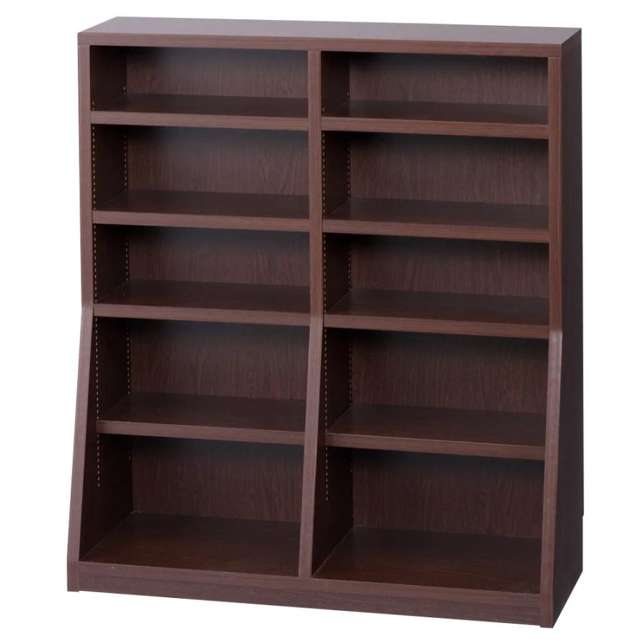 組立不要 1cmピッチ 薄型窓下収納ラック 幅78cm奥行29cm高さ88cm 子供部屋 キッズ収納 家具 子供部屋用タンス 628761の画像