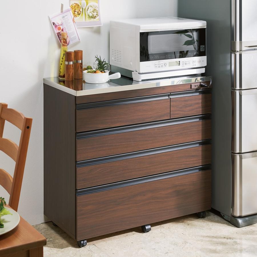 dinos（ディノス） 整理整頓しやすい！ステンレス天板スマート