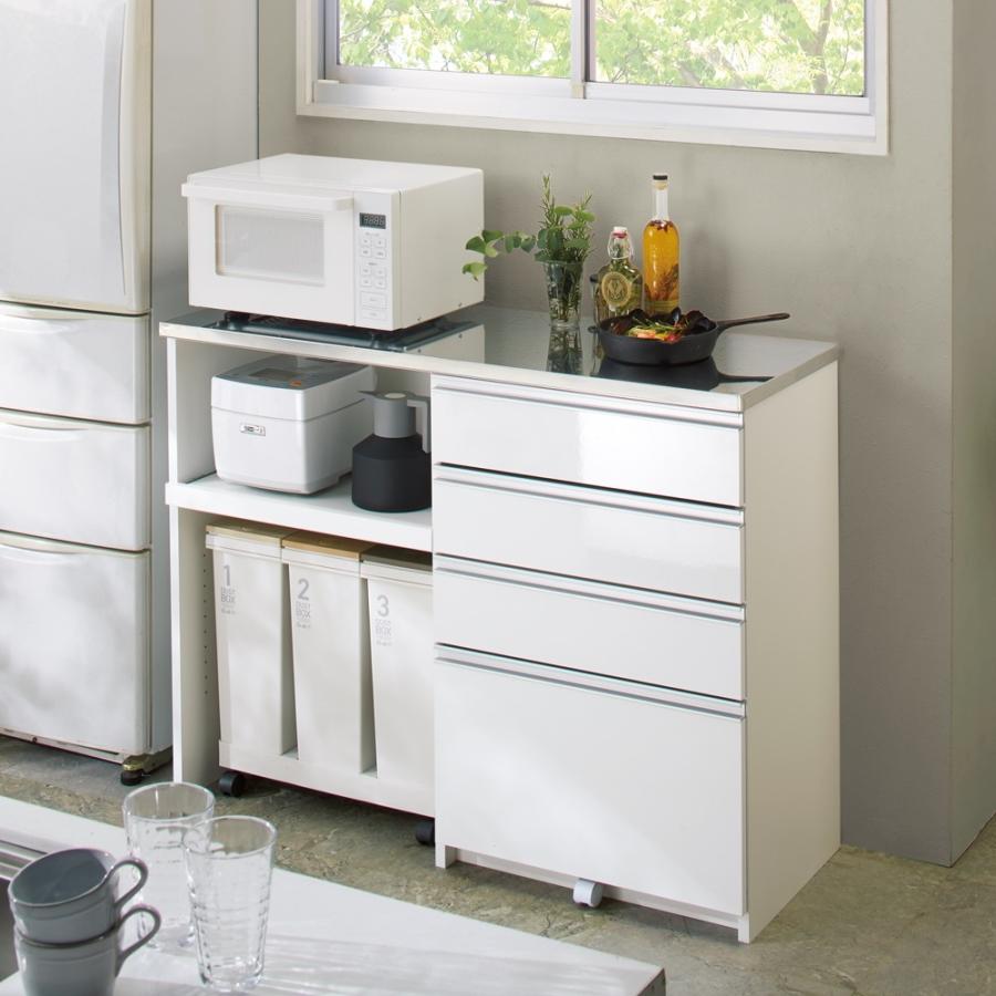 特価好評 家具 幅90 5cm 5025 ディノス Paypayモール店 通販 Paypayモール 収納 キッチン収納 食器棚 キッチンストッカー 食品ストッカー システムキッチンのようなステンレス天板カウンター 国産豊富な Hualing Ge