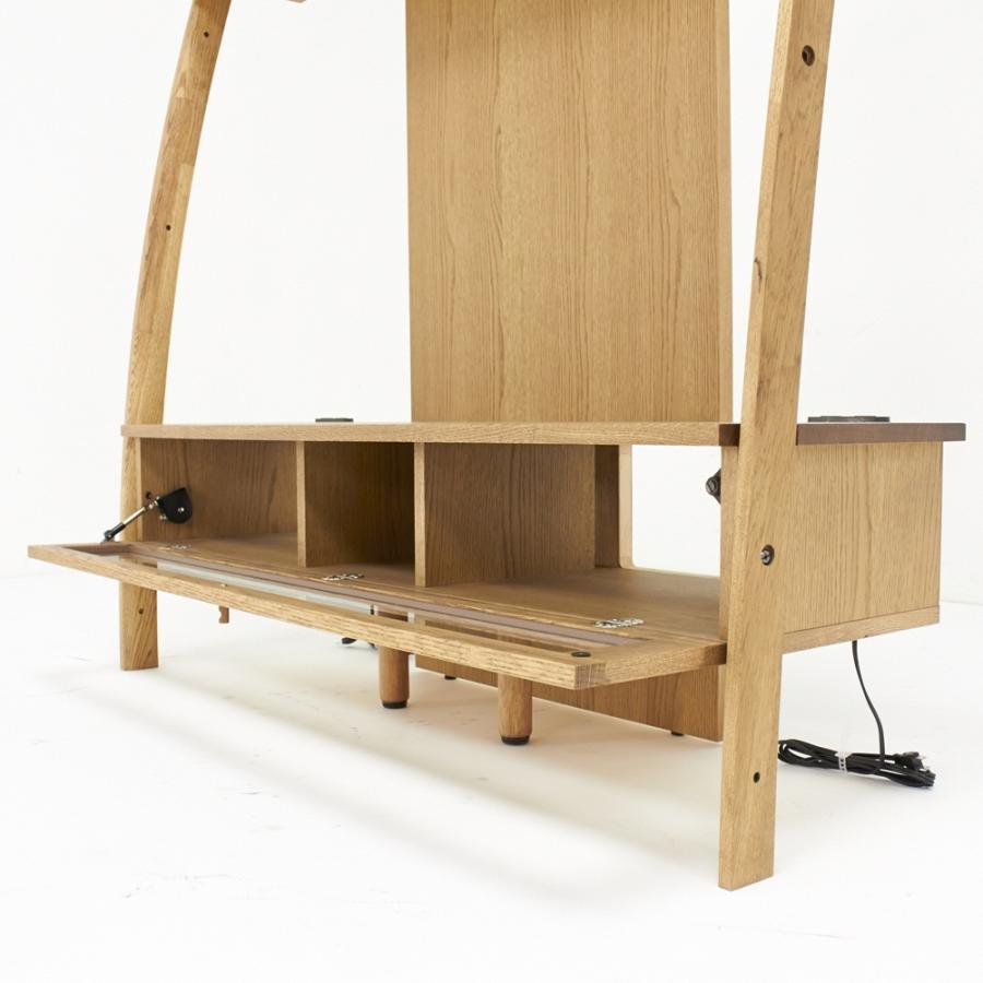 dinos テレビ台 幅150高さ179cm [組立・設置料金込] 【天然木