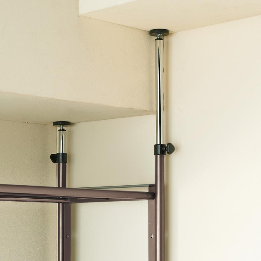 dinos（ディノス） 頑丈フレキシブル伸縮ラック 突っ張り式・幅103