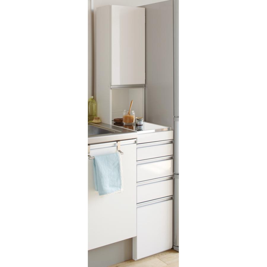 dinos（ディノス） ［幅45奥行55高さ170cm］ダブルステンレス天板隙間