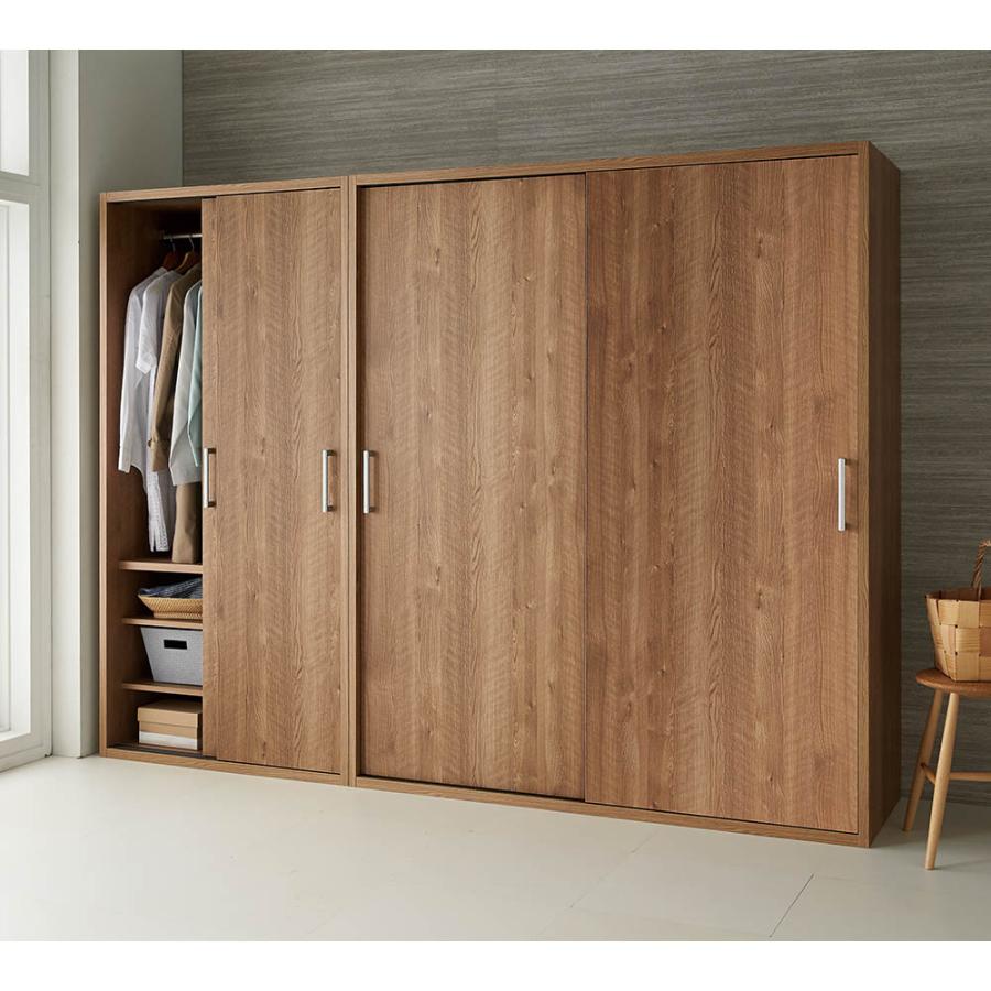 【美品】天然木 ワードローブ クローゼット dinos ワードローブ 【オシャレな北欧風デザイン】天然木調