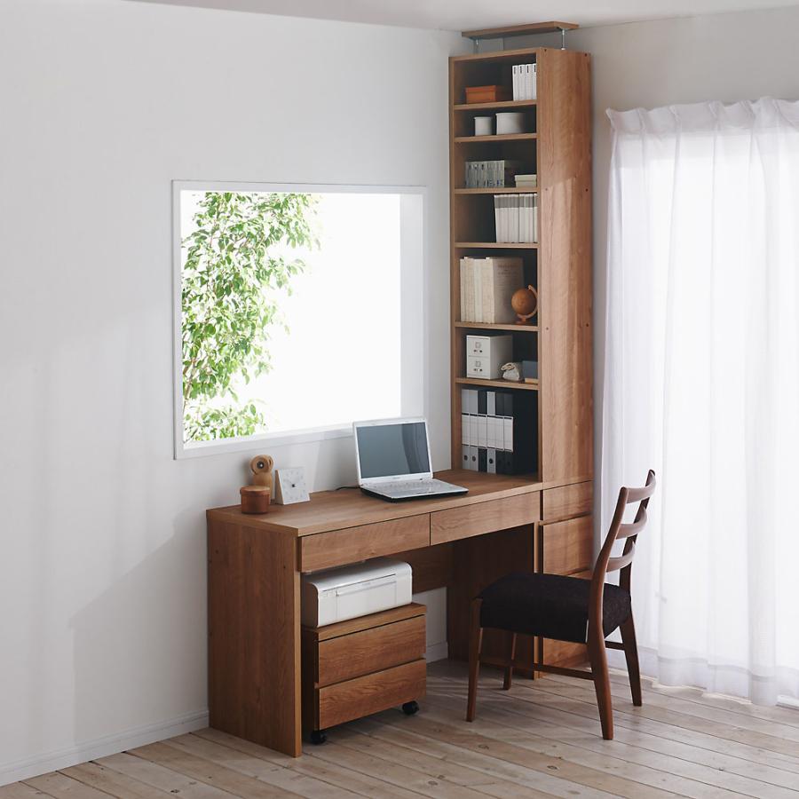 dinos（ディノス） 天然木調 配線すっきりデスクシリーズ サイドラック