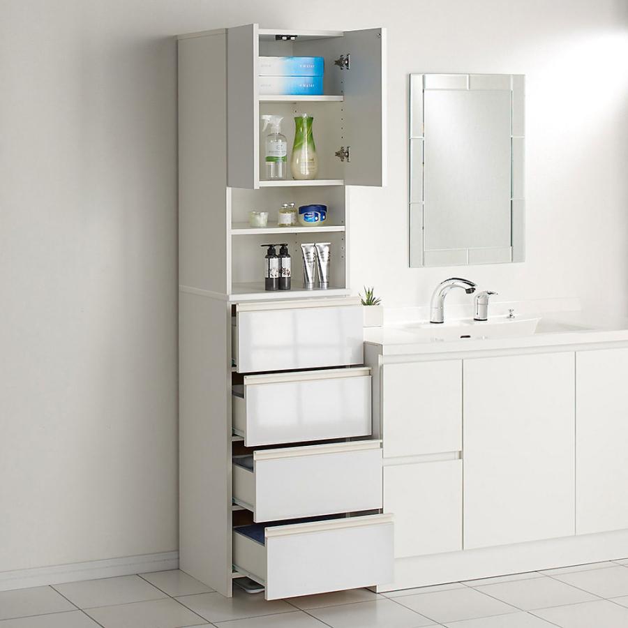 dinos（ディノス） スペースに合わせて奥行が選べるサニタリーチェスト