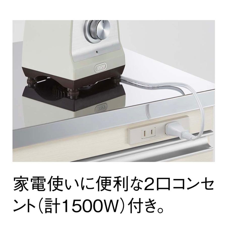 移動できる光沢ステンレス天板キッチンカウンター 幅60.5cm 4段・高さ85.5cm キッチン収納 キッチンカウンター 641501の画像