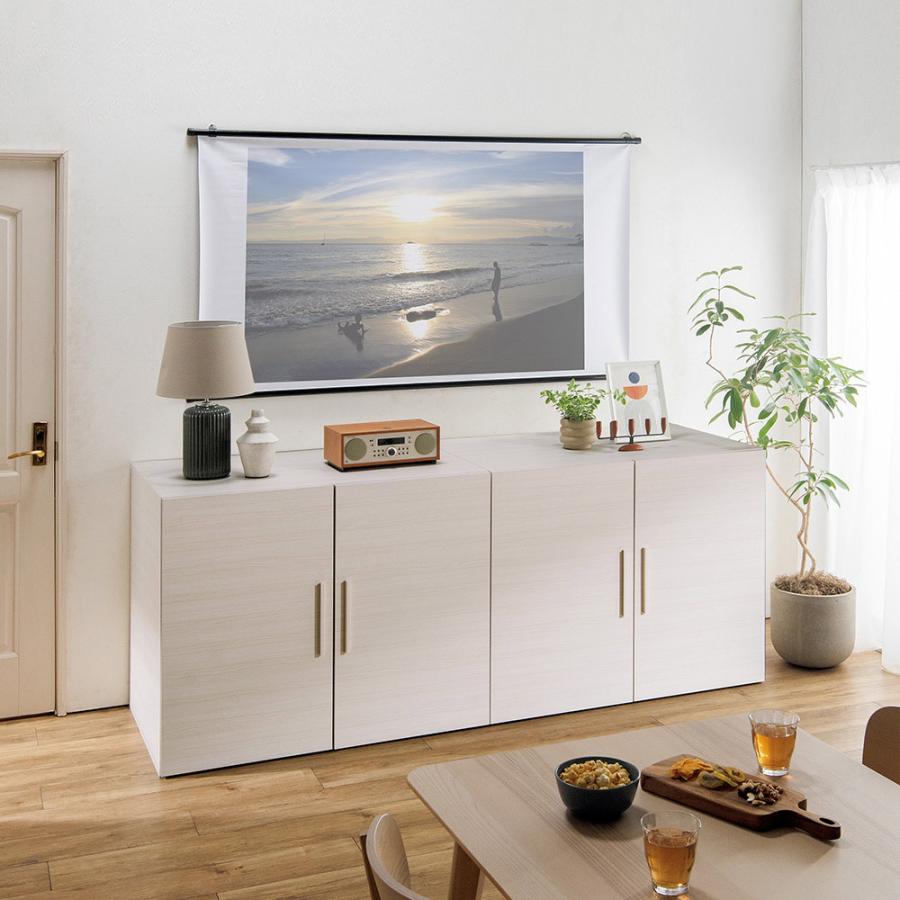 収納量大幅アップ！「ダブルハンガー付き」布団収納庫 幅110cm奥行74cm高さ180cm 衣類収納 ワードローブ クローゼット 645001の画像