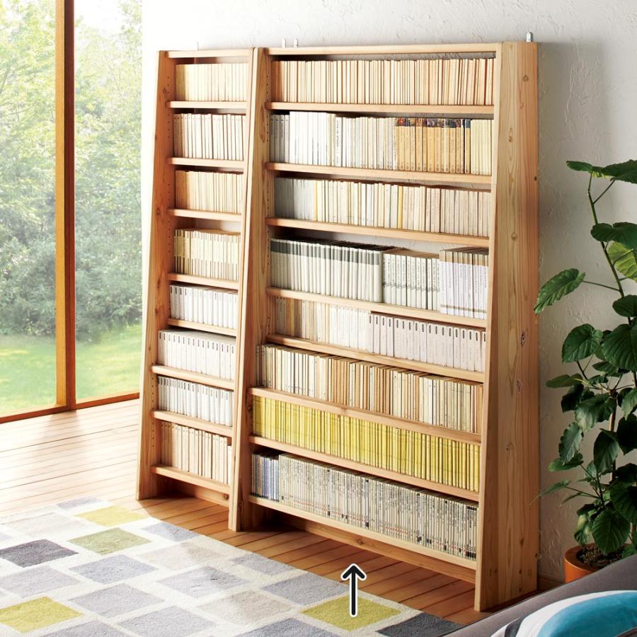 アウトレット送料無料 家具 収納 本棚 ラック シェルフ Cdラック Dvdラック 国産杉 薄型頑丈タワーシェルフ 幅1高さ179cm 公式 Kuljic Com