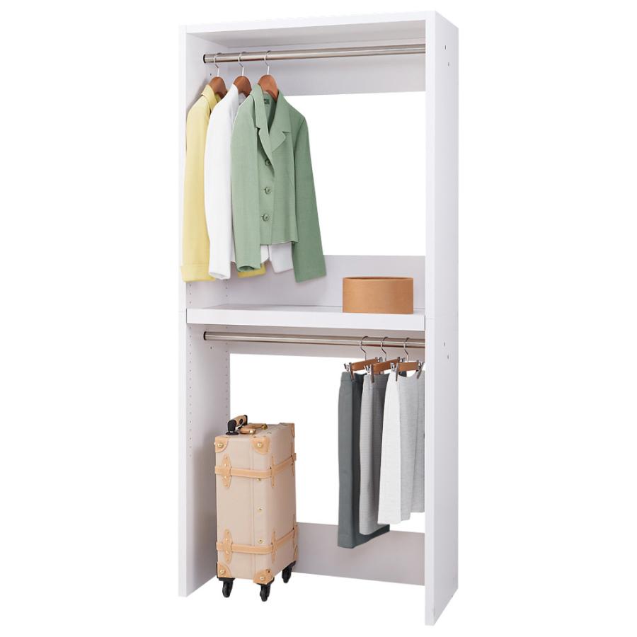 家具 収納 衣類収納 ハンガーラック ウォークインクローゼット収納シリーズ ハンガータイプ 幅90cm 奥行44cm ディノス Paypayモール店 通販 Paypayモール