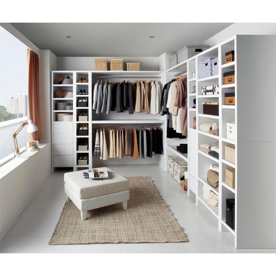 家具 収納 衣類収納 ハンガーラック ウォークインクローゼット収納シリーズ 棚タイプ 幅30cm 奥行44cm ディノス Paypayモール店 通販 Paypayモール