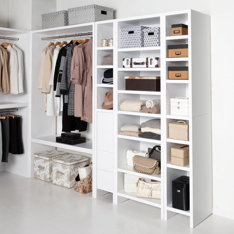 美しい 家具 収納 衣類収納 ハンガーラック ウォークインクローゼット収納シリーズ 棚タイプ 幅60cm 奥行44cm 最新コレックション Atempletonphoto Com