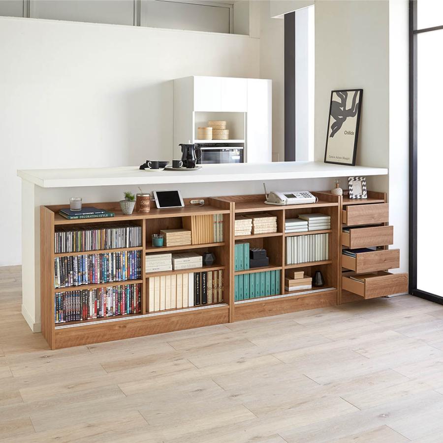 コンセント付き引き戸カウンター下収納庫 幅118cm奥行25cm 5043 ディノス Paypayモール店 通販 Paypayモール