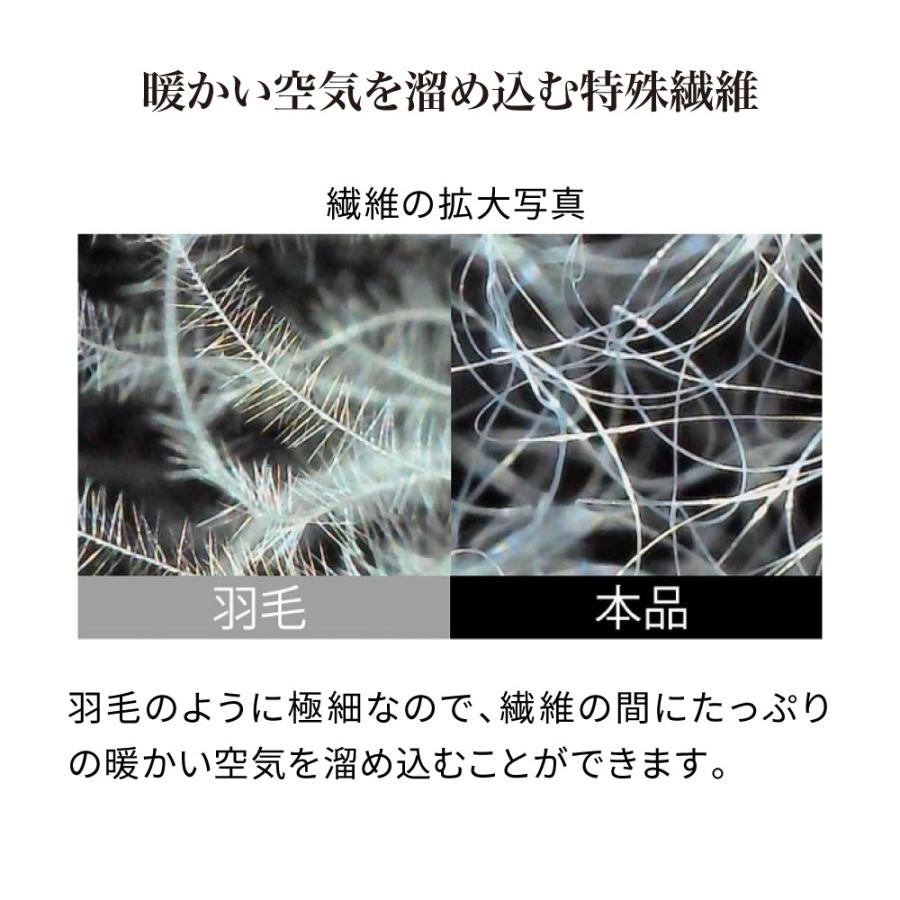 ≪セミダブル≫暖かさも掛け心地もまるで羽毛！フロートダウン掛け布団 無地タイプ 掛け布団 623802 ディノス_7