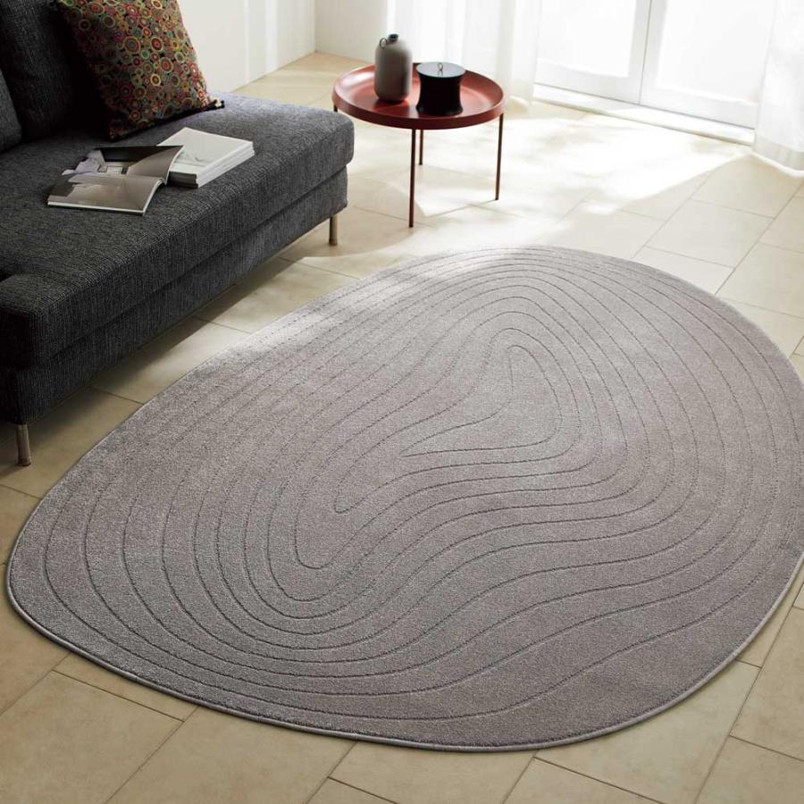 dinos（ディノス） ≪約133cm×195cm≫ ストーンシェイプラグ ラグ