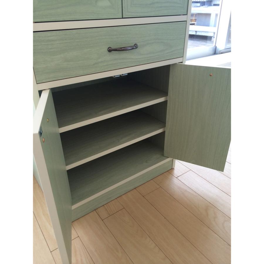 dinos（ディノス） キッチン収納ミニ食器棚シリーズ キャビネット大