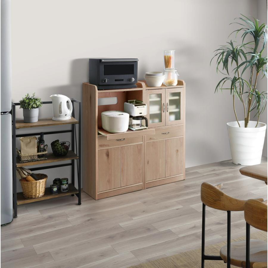 dinos（ディノス） キッチン収納ミニ食器棚シリーズ キャビネット大