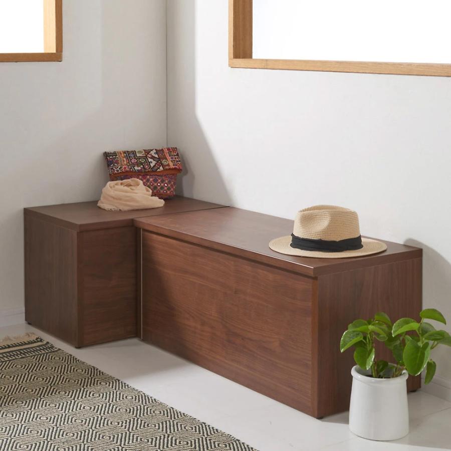 dinos（ディノス） 耐荷重100kg！組立不要 収納庫付ベンチ ボックス