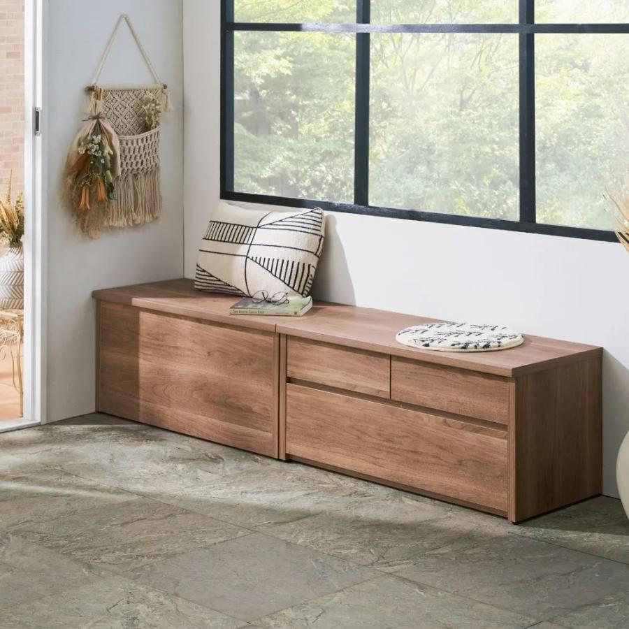 dinos（ディノス） 耐荷重100kg！組立不要 収納庫付ベンチ ボックス