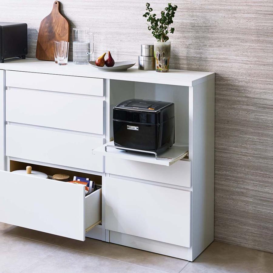 dinos（ディノス） ≪家電収納 幅45cm≫ 組み合わせ自在の薄型人工