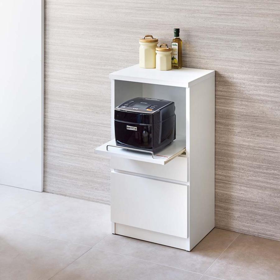 dinos（ディノス） ≪家電収納 幅45cm≫ 組み合わせ自在の薄型人工