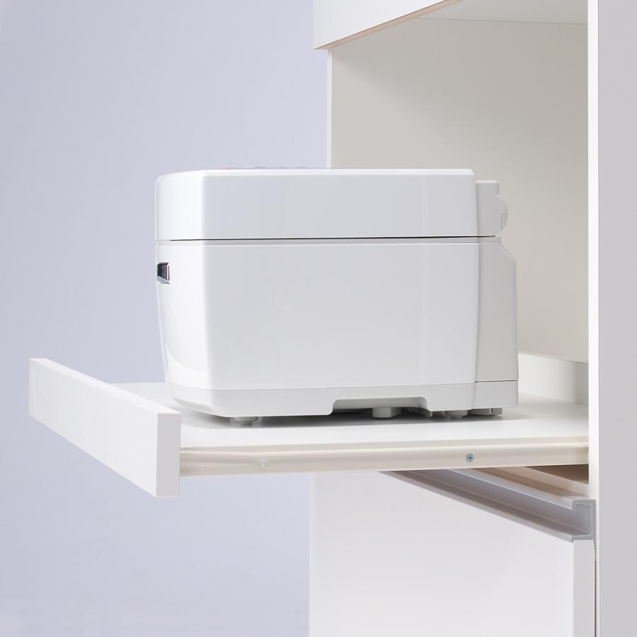 dinos（ディノス） 大型レンジが置ける家電収納庫 3段レンジラック・幅